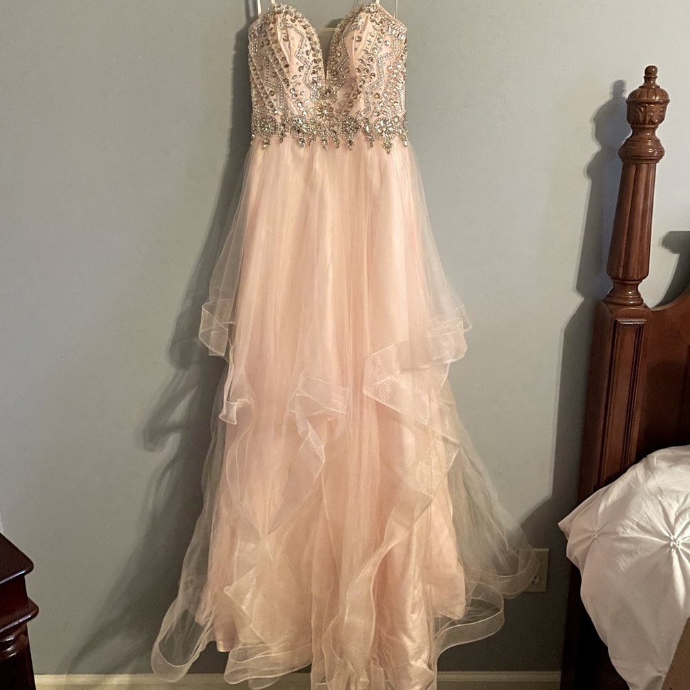 Pink prom dress